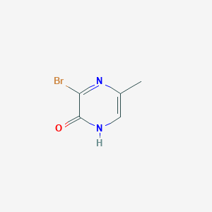 molecular formula C5H5BrN2O B3046607 3-Bromo-5-methylpyrazin-2(1H)-one CAS No. 1260810-61-4