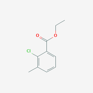 molecular formula C10H11ClO2 B3046628 Ethyl 2-chloro-3-methylbenzoate CAS No. 1261606-72-7