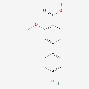 4-(4-Hydroxyphenyl)-2-methoxybenzoic acid