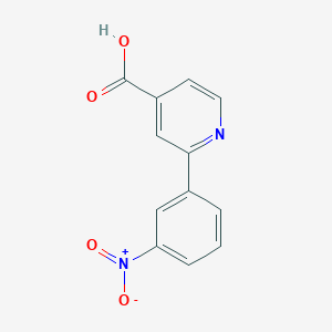 molecular formula C12H8N2O4 B3046640 2-(3-Nitrophenyl)isonicotinic acid CAS No. 1261949-20-5