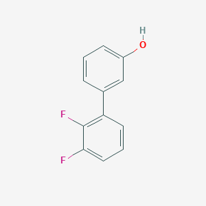 molecular formula C12H8F2O B3046643 3-(2,3-Difluorophenyl)phenol CAS No. 1261957-50-9