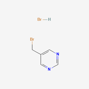 molecular formula C5H6Br2N2 B3046656 5-(溴甲基)嘧啶氢溴酸盐 CAS No. 126230-76-0