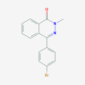 molecular formula C15H11BrN2O B304666 4-(4-bromophenyl)-2-methyl-1(2H)-phthalazinone 