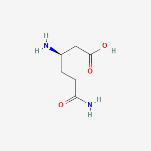molecular formula C6H12N2O3 B3046663 d-beta-Homoglutamine CAS No. 1263046-59-8