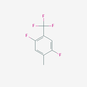 molecular formula C8H5F5 B3046665 2,5-Difluoro-4-methylbenzotrifluoride CAS No. 1263376-69-7