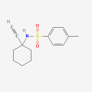 molecular formula C15H19NO2S B3046674 N-(1-乙炔基环己基)-4-甲基苯磺酰胺 CAS No. 126583-98-0