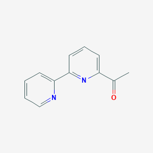 molecular formula C12H10N2O B3046678 1-([2,2'-Bipyridin]-6-yl)ethanone CAS No. 126770-42-1