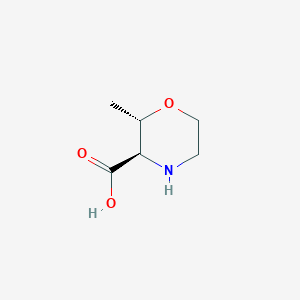 (2S,3R)-2-methylmorpholine-3-carboxylic acid