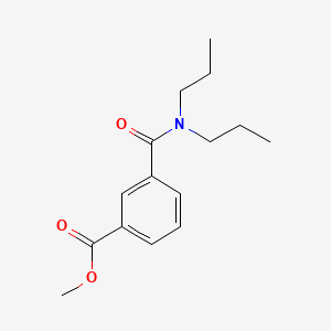 Benzoic acid, 3-((dipropylamino)carbonyl)-, methyl ester