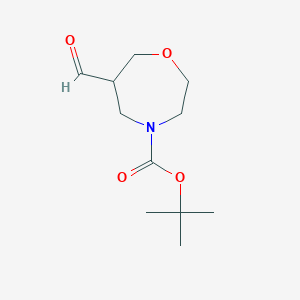 Tert-butyl 6-formyl-1,4-oxazepane-4-carboxylate