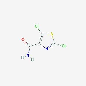 molecular formula C4H2Cl2N2OS B3046703 2,5-Dichlorothiazole-4-carboxamide CAS No. 127426-27-1