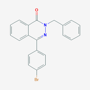 molecular formula C21H15BrN2O B304671 2-benzyl-4-(4-bromophenyl)-1(2H)-phthalazinone 