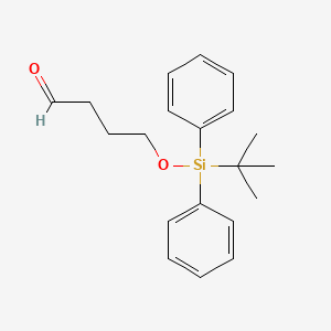 molecular formula C20H26O2Si B3046711 4-(Tert-butyldiphenylsilyloxy)butanal CAS No. 127793-62-8