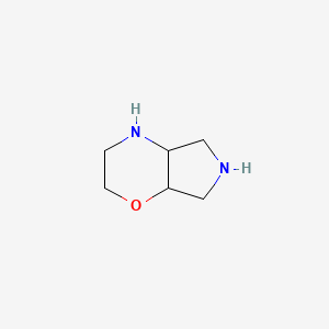 molecular formula C6H12N2O B3046742 八氢吡咯并[3,4-b][1,4]恶嗪 CAS No. 128740-00-1