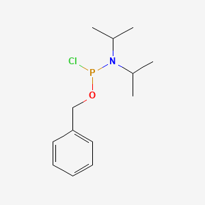 molecular formula C13H21ClNOP B3046743 Benzyl-N,N-diisopropylchlorophosphoramidite CAS No. 128753-68-4