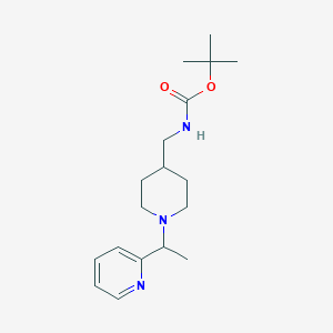 tert-Butyl ((1-(1-(pyridin-2-yl)ethyl)piperidin-4-yl)methyl)carbamate