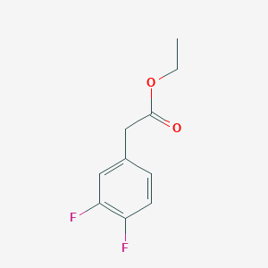 molecular formula C10H10F2O2 B3046759 2-(3,4-二氟苯基)乙酸乙酯 CAS No. 129409-55-8