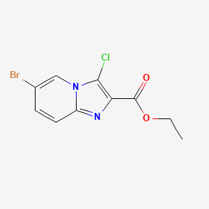 Ethyl 6-bromo-3-chloroimidazo[1,2-A]pyridine-2-carboxylate