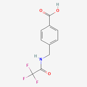 Benzoic acid, 4-[[(trifluoroacetyl)amino]methyl]-