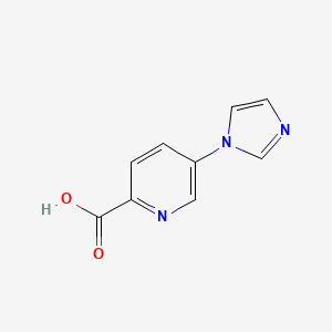 molecular formula C9H7N3O2 B3046774 5-(1H-Imidazol-1-yl)picolinic acid CAS No. 1301214-63-0