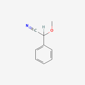 molecular formula C9H9NO B3046784 2-甲氧基-2-苯基乙腈 CAS No. 13031-13-5