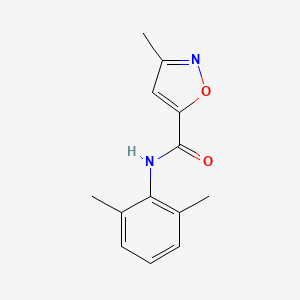 5-Isoxazolecarboxamide, N-(2,6-dimethylphenyl)-3-methyl-