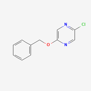 molecular formula C11H9ClN2O B3046808 2-(Benzyloxy)-5-chloropyrazine CAS No. 1308649-66-2