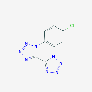 molecular formula C8H3ClN8 B304681 9-Chloroditetraazolo[1,5-a:5,1-c]quinoxaline 