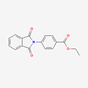 molecular formula C17H13NO4 B3046810 4-(1,3-二氧代异吲哚林-2-基)苯甲酸乙酯 CAS No. 130872-52-5