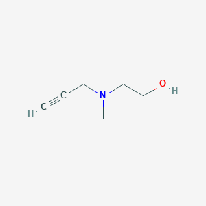 molecular formula C6H11NO B3046827 2-[甲基（丙-2-炔-1-基）氨基]乙醇 CAS No. 13105-72-1