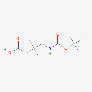 B3046828 Boc-4-amino-3,3-dimethyl-butyric acid CAS No. 1310680-18-2