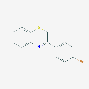 molecular formula C14H10BrNS B304683 3-(4-bromophenyl)-2H-1,4-benzothiazine 