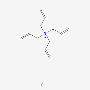 molecular formula C12H20ClN B3046832 2-丙烯-1-胺，N,N,N-三-2-丙烯-1-基-，氯化物（1:1） CAS No. 13107-10-3
