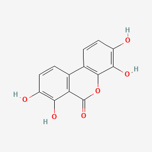 molecular formula C13H8O6 B3046834 6H-Dibenzo(b,d)pyran-6-one, 3,4,7,8-tetrahydroxy- CAS No. 131086-94-7