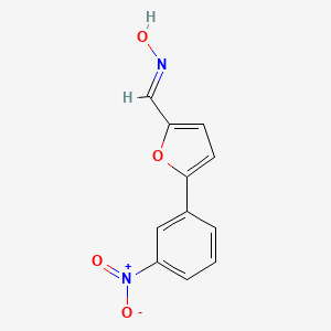 molecular formula C11H8N2O4 B3046848 (E)-5-(3-nitrophenyl)furan-2-carbaldehyde oxime CAS No. 13130-07-9