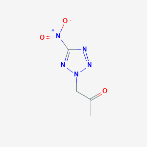 B3046853 2-Propanone, 1-(5-nitro-2H-tetrazol-2-yl)- CAS No. 131394-19-9