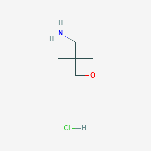 molecular formula C5H12ClNO B3046857 (3-甲基氧杂环-3-基)甲胺盐酸盐 CAS No. 1314788-89-0