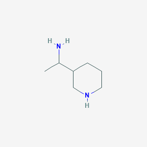 molecular formula C7H16N2 B3046862 1-Piperidin-3-yl-ethylamine CAS No. 1314919-71-5