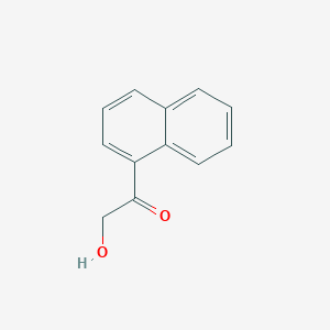 molecular formula C12H10O2 B3046864 Ethanone, 2-hydroxy-1-(1-naphthalenyl)- CAS No. 131496-21-4