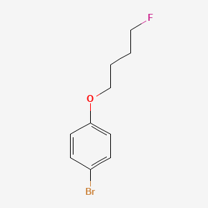molecular formula C10H12BrFO B3046865 1-溴-4-(4-氟丁氧基)苯 CAS No. 1314987-40-0