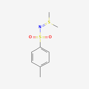 molecular formula C9H13NO2S2 B3046867 benzenesulfonamide, N-(dimethylsulfanylidene)-4-methyl- CAS No. 13150-75-9