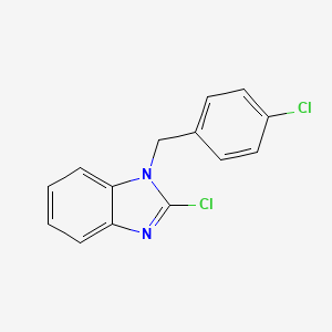 1H-Benzimidazole, 2-chloro-1-[(4-chlorophenyl)methyl]-