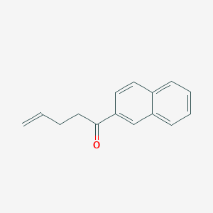 B3046885 4-Penten-1-one, 1-(2-naphthalenyl)- CAS No. 131780-17-1