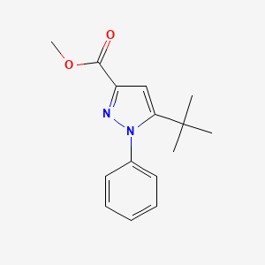 methyl 5-tert-butyl-1-phenyl-1H-pyrazole-3-carboxylate