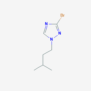 3-bromo-1-(3-methylbutyl)-1H-1,2,4-triazole