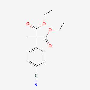 Diethyl 2-(4-cyanophenyl)-2-methylmalonate