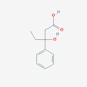 molecular formula C11H14O3 B3046927 3-羟基-3-苯基戊酸 CAS No. 13278-26-7