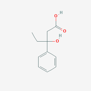 molecular formula C11H14O3 B3046927 3-Hydroxy-3-phenylpentanoic acid CAS No. 13278-26-7