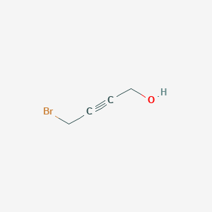 molecular formula C4H5BrO B3046928 1-Bromo-4-hydroxy-2-butyne CAS No. 13280-08-5