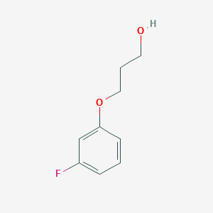 molecular formula C9H11FO2 B3046963 3-(3-Fluorophenoxy)-1-propanol CAS No. 133077-41-5
